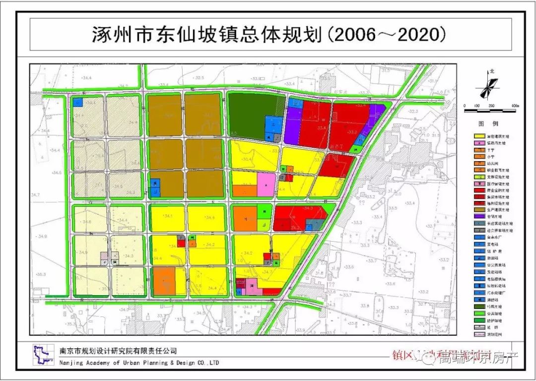 涿州东仙坡镇 总体发展规划示意图!