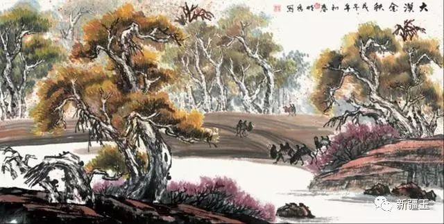 西域山水新疆著名山水女画家赖明秀