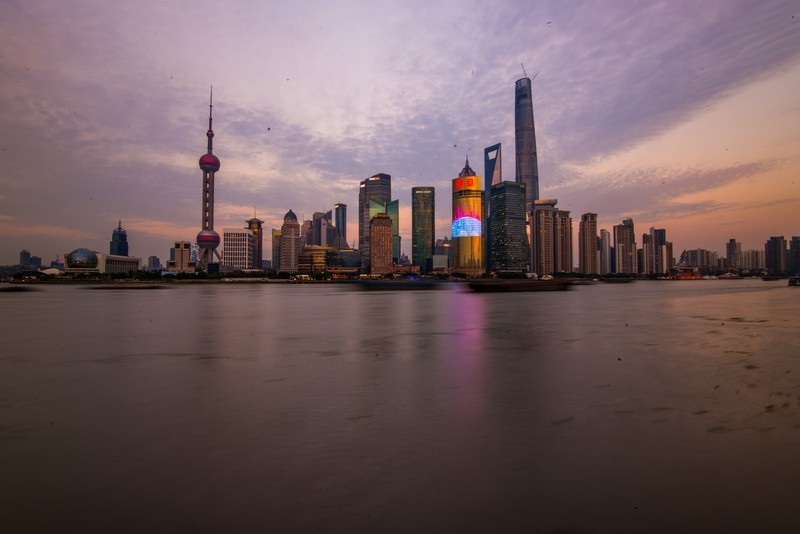 外滩上海的标志性建筑和城市历史的象征原英国租界地