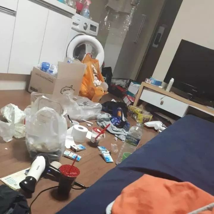 最脏乱房间大赛.这能住人?