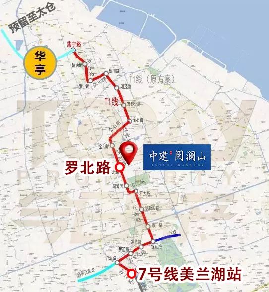 同时,在宝山2035总体规划中 规划了五条中运量有轨电车 t1线(罗罗线)