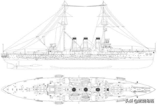 1/ 12 鞍马级装甲巡洋舰共2艘,即鞍马号(kurama)和伊吹号(ibuki),两