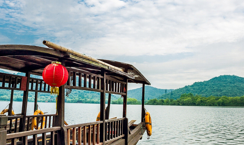 中国旅游景区大全之浙江湘湖_跨湖桥