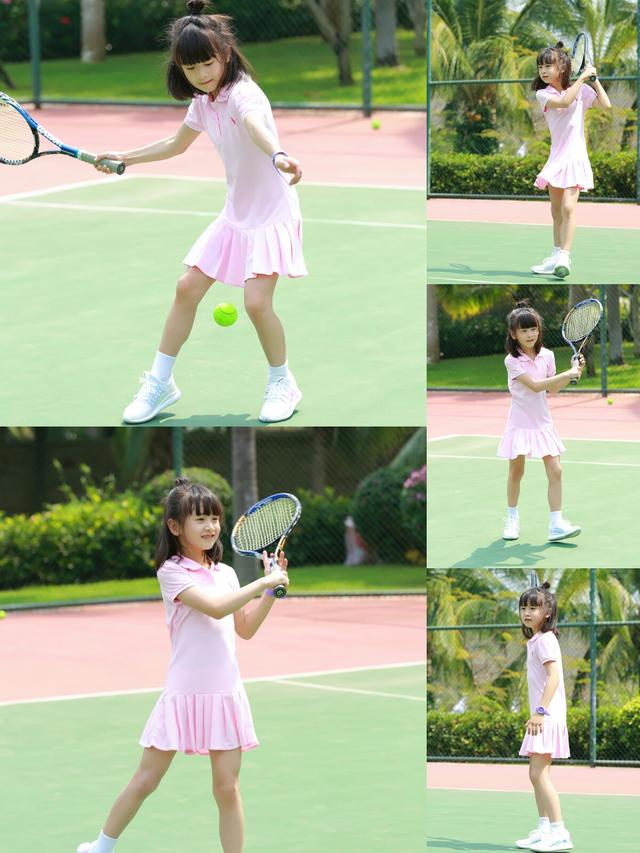 原创田亮晒女儿每天高强度训练网球森碟身姿矫健或往职业选手发展