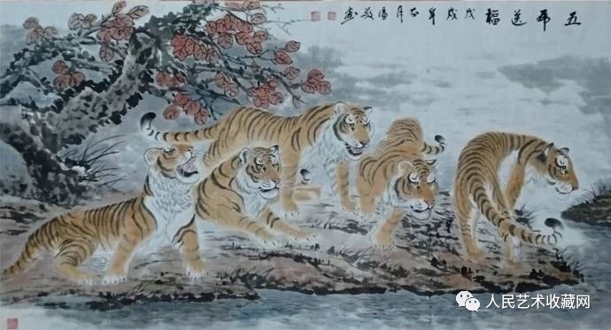 中国画虎艺术大师张富敬荣获2019建国文艺大师杰出贡献奖