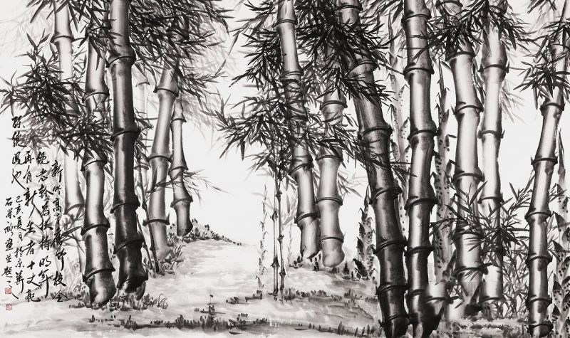 办公室挂花鸟画 营造完美的办公环境