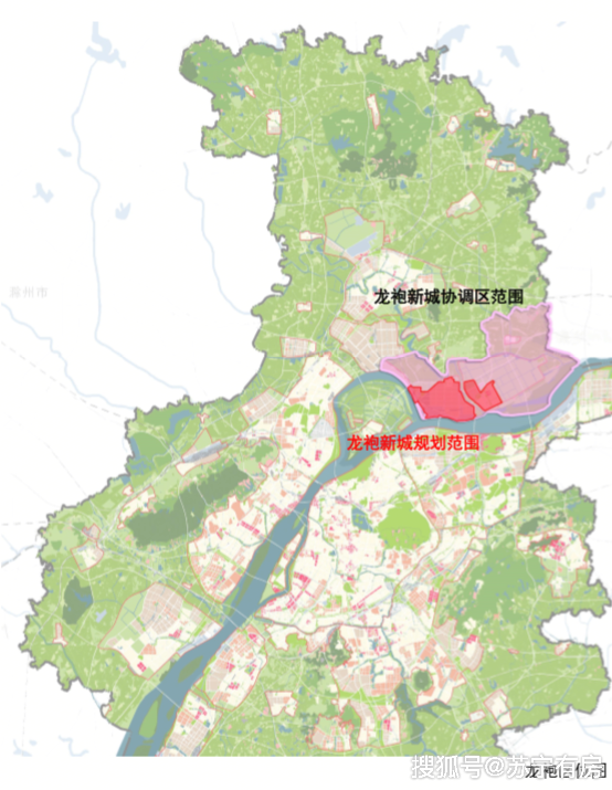 江北龙袍新城总体规划出炉江北又一新城即将崛起