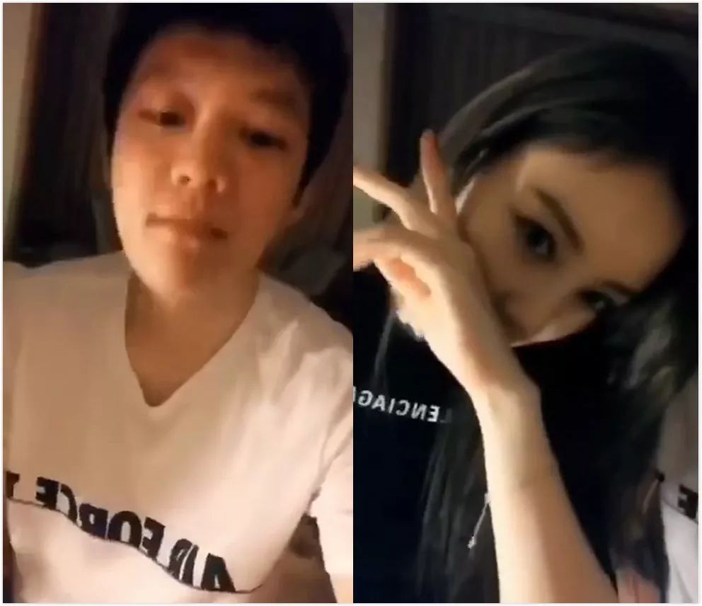 第一个视频貌似在出租屋,床垫放在地上,pg one和李小璐在拍之前抖音很
