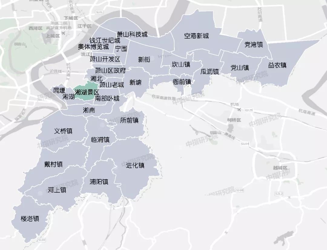 萧山区(29个)