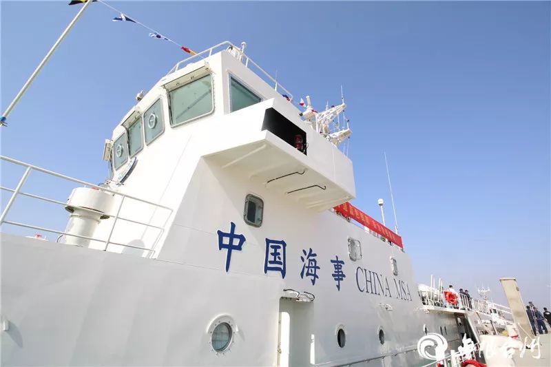 台州沿海水域最大最先进的公务执法船来了海巡艇0751落户头门港