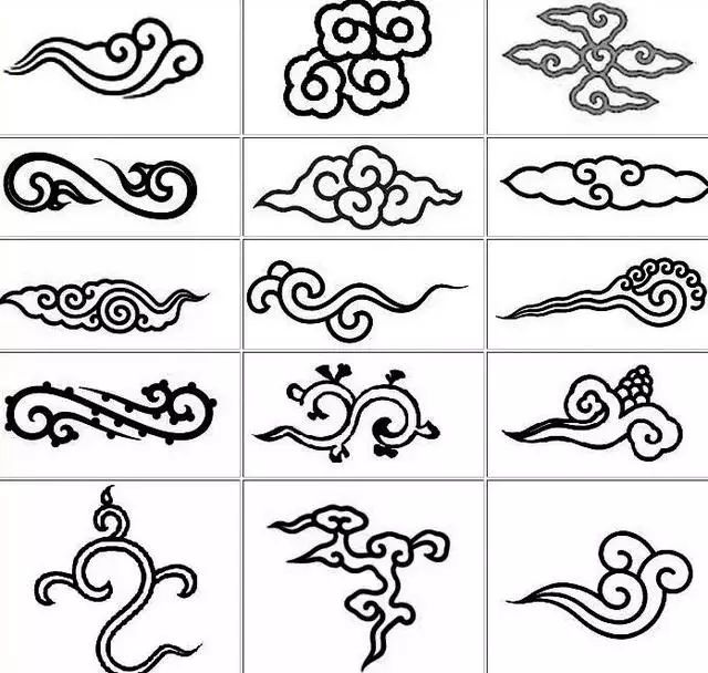 中国传统纹样真的很好看,水纹,祥云纹样图案,篆刻,工笔,手绘都用的到