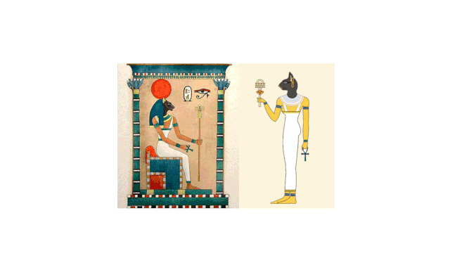 会惹人疼爱看的到公元1400年前埃及猫的形象尼罗河畔的古埃及寺庙的