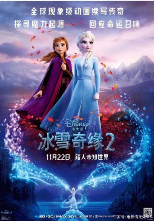 《冰雪奇缘2》定档预测8亿问鼎2019动画年亚_票房