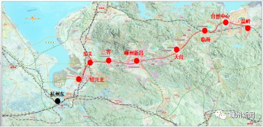 来了金甬铁路全线开工建设嵊州设2个车站通车时间