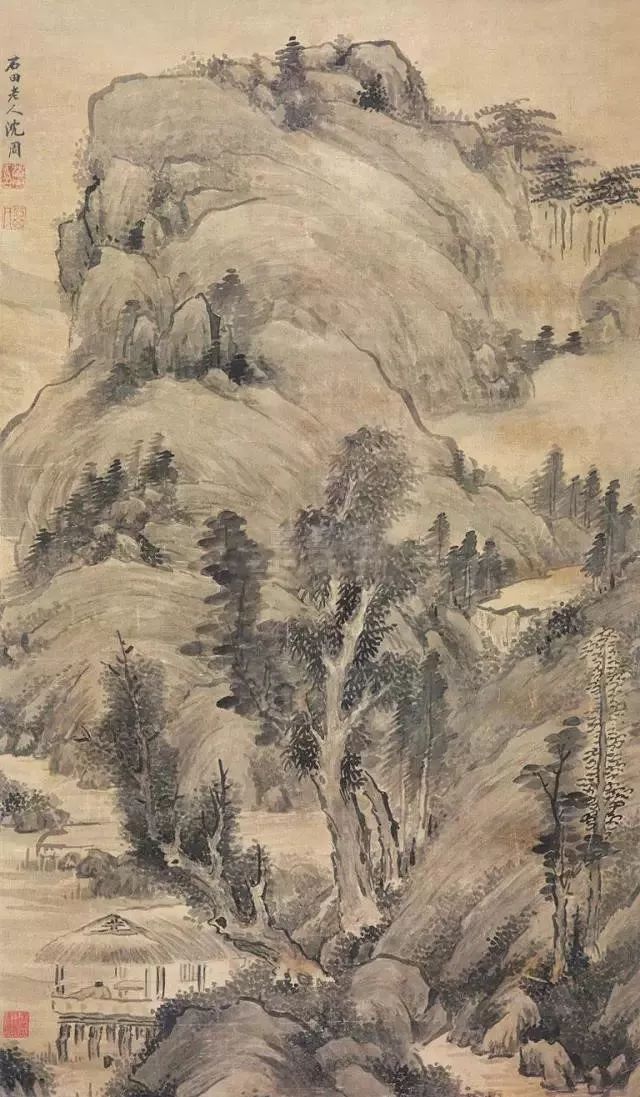 明代绘画大师沈周山水画欣赏