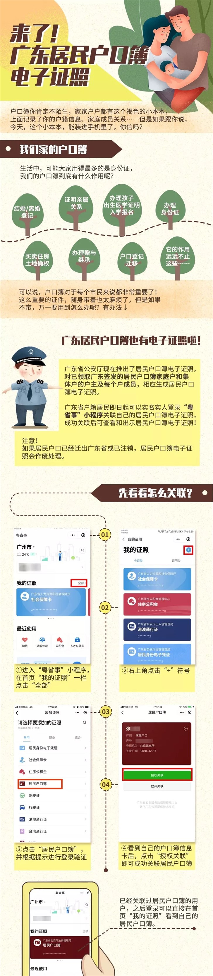 纸质户口本或将成为历史  广东推居民户口簿电子证照