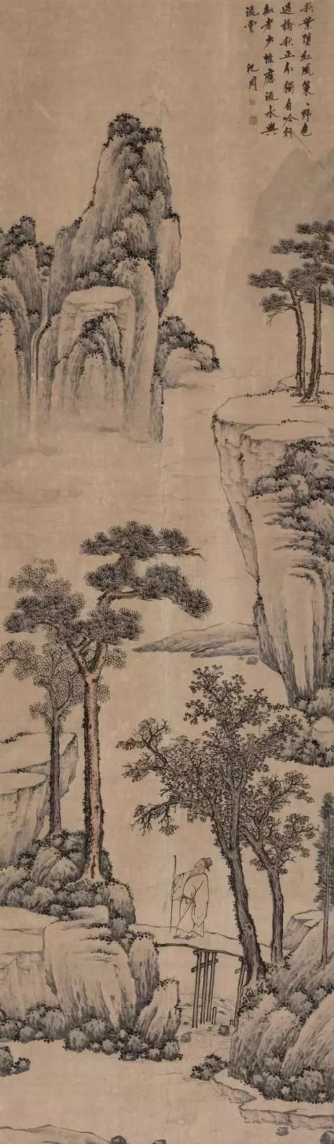 明代绘画大师沈周山水画欣赏