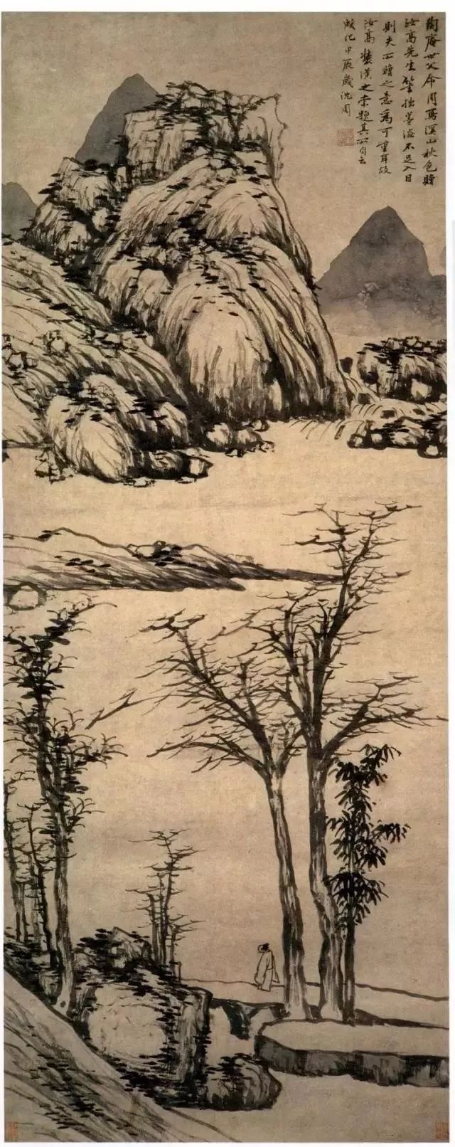 明代绘画大师沈周山水画欣赏