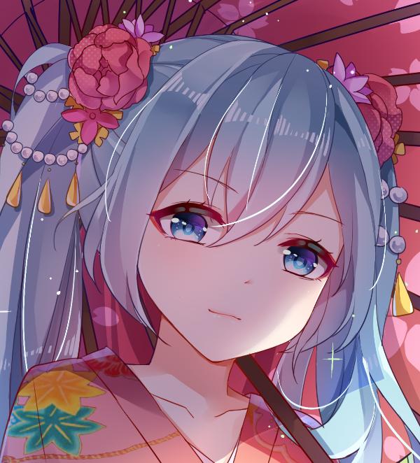 二次元动漫大头贴,打扮华丽,天真烂漫,楚楚动人的小萌