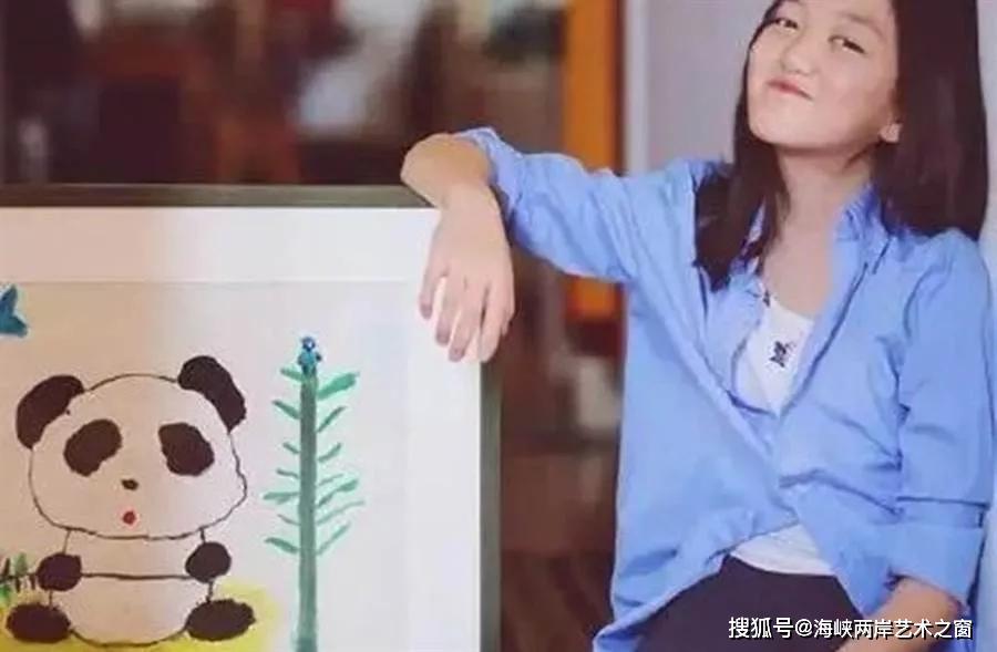 原创王菲女李嫣画作《熊猫与竹》百万卖出 网傻眼:不懂艺术