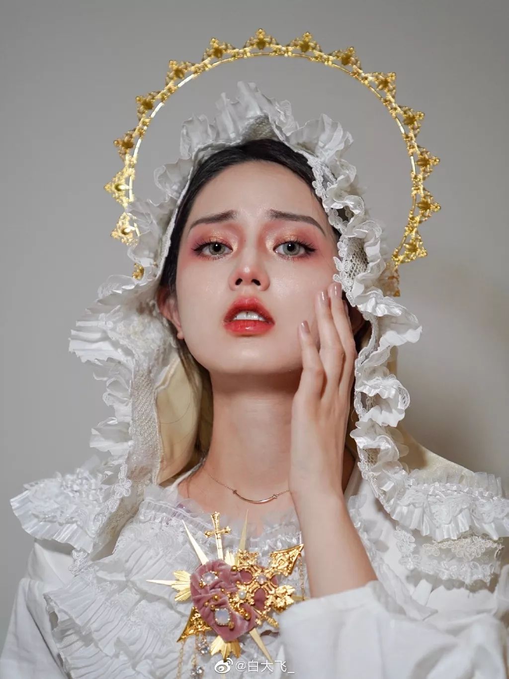 美人计哭泣的圣母和鎏金巴洛克这是听名字就想学的万圣妆容