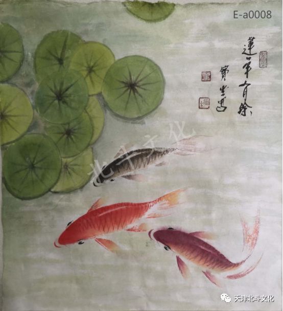 董宝生作品《莲年有余》 规格:小品