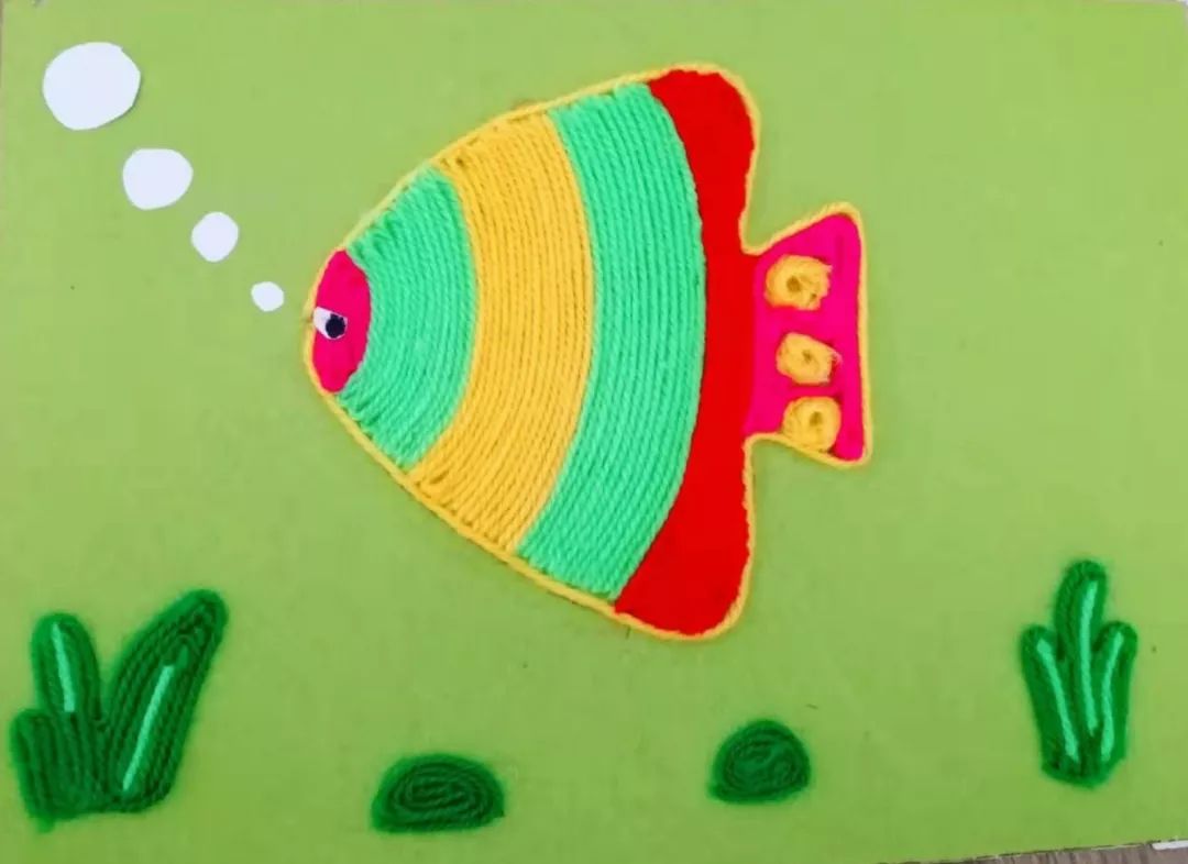 博雅文化节|毛线画——用线条绘出你的色彩