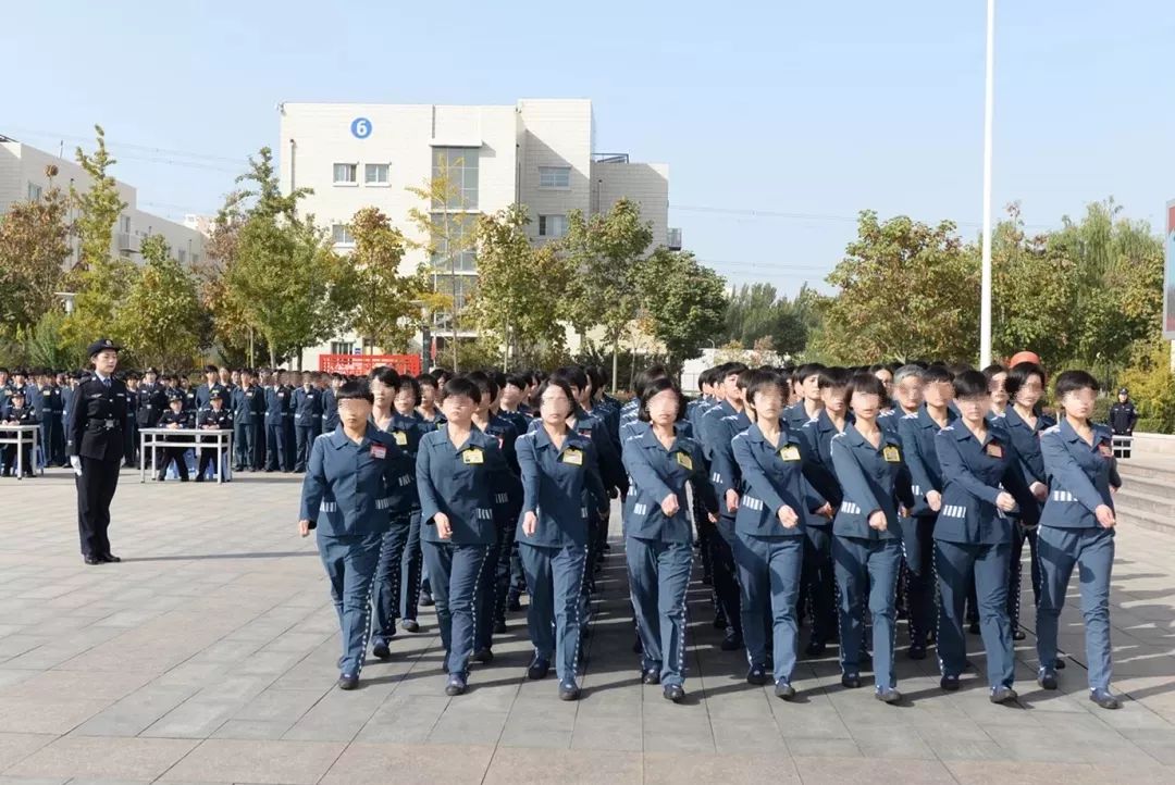 暨罪犯互监联号管理情景展示2019年秋季队列会操比赛山东省女子监狱