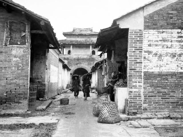 广西合浦老照片，三十年代初的县城