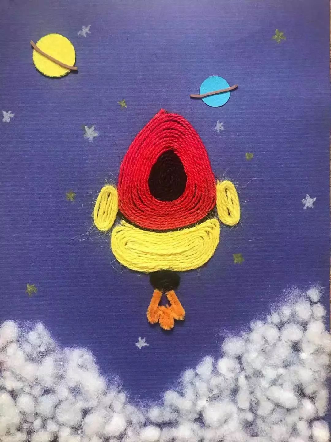 博雅文化节|毛线画——用线条绘出你的色彩