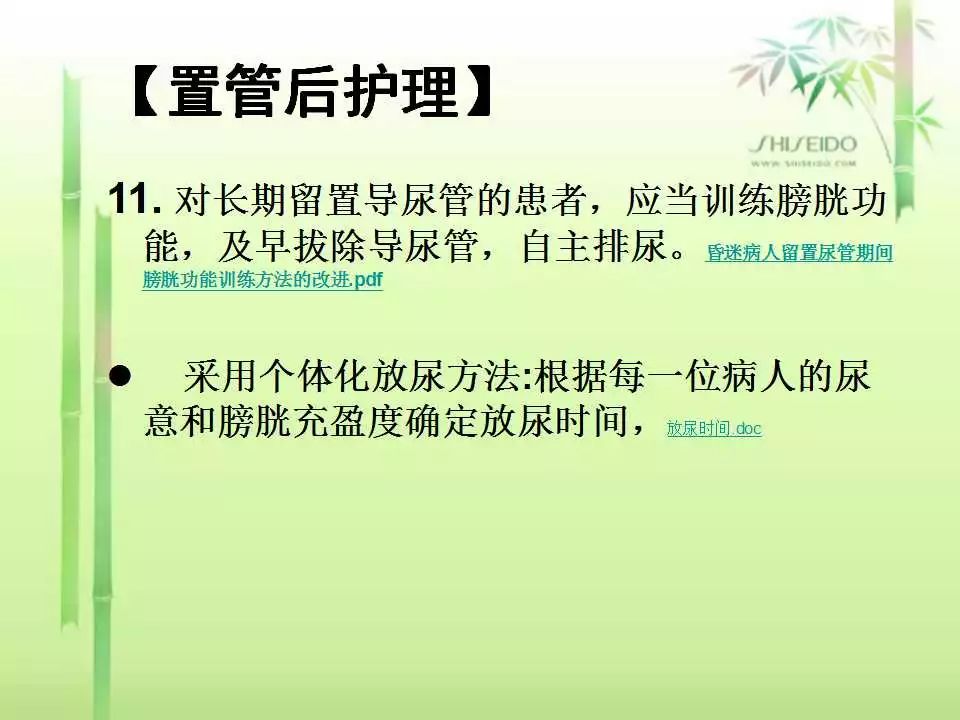 【ppt】留置导尿的护理查房