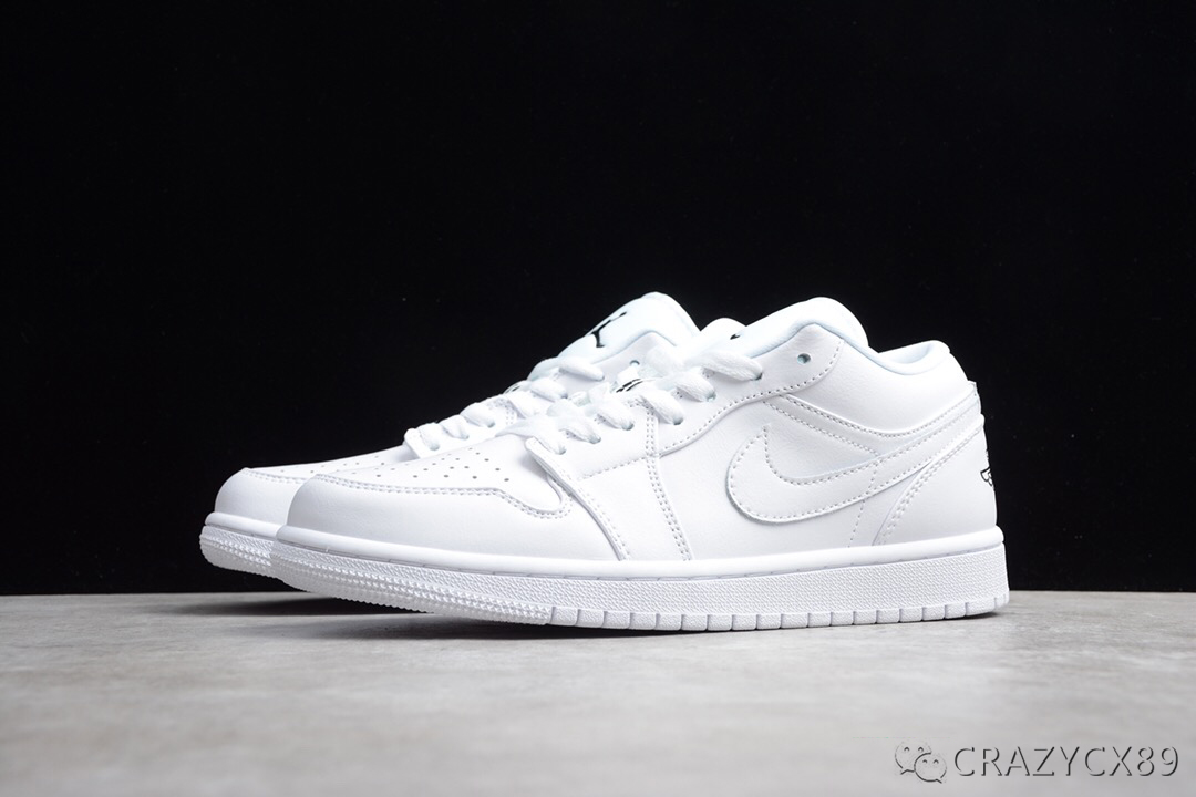 乔丹一代 air jordan 1 low aj1 休闲纯白低帮篮球鞋