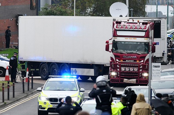 英国"死亡货车"案：再有一名嫌疑人被指控39项过失杀人罪