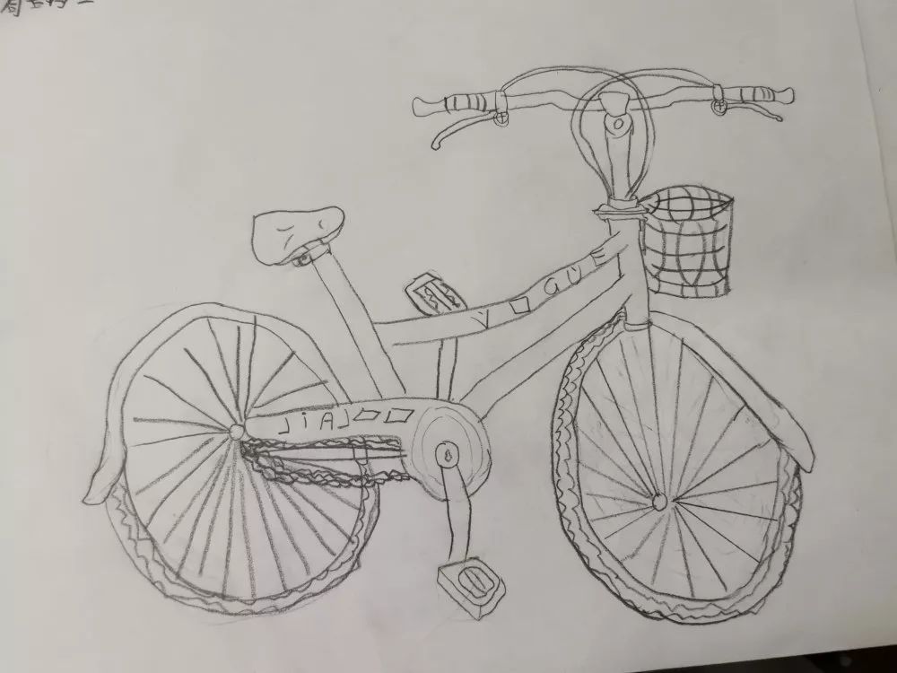 别样的美术课——记四年级自行车局部写生课