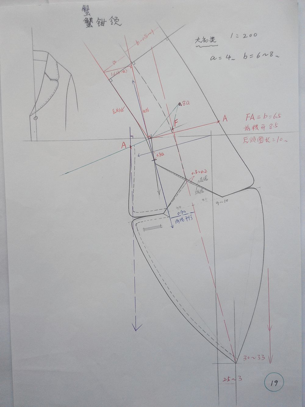 服装制作87张高清领子制版笔记