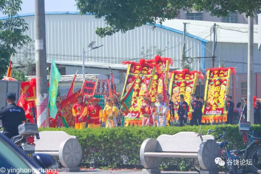 今日谷饶大坑祭社公现场人山人海