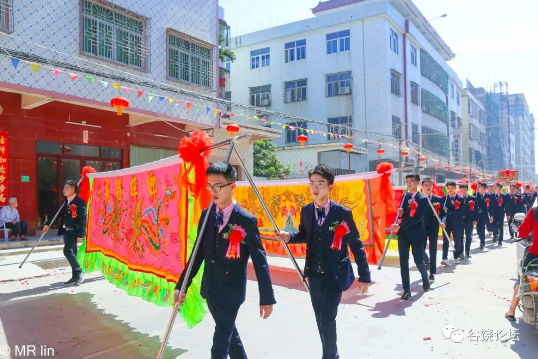 今日谷饶大坑祭社公现场人山人海