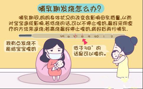 哺乳期涨奶发烧怎么办