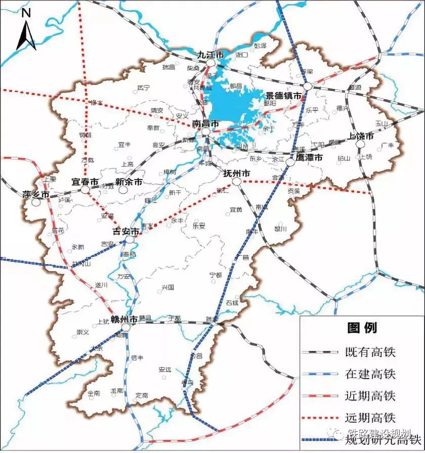 依托国家"八纵八横"主通道,稳步推进 昌吉赣,昌景黄,赣深,昌九,合九