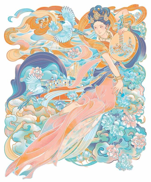 美女插画家李旻插画作品欣赏