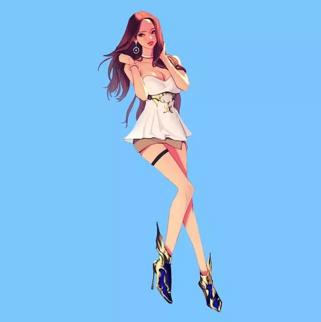 点击领取女朋友啦!插画师Wonbin Lee笔下的漂