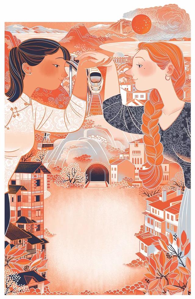 美女插画家李旻插画作品欣赏