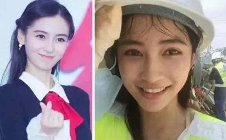 自己的长相与baby极端的相似,被大家称为"工地angelababy",不得不说