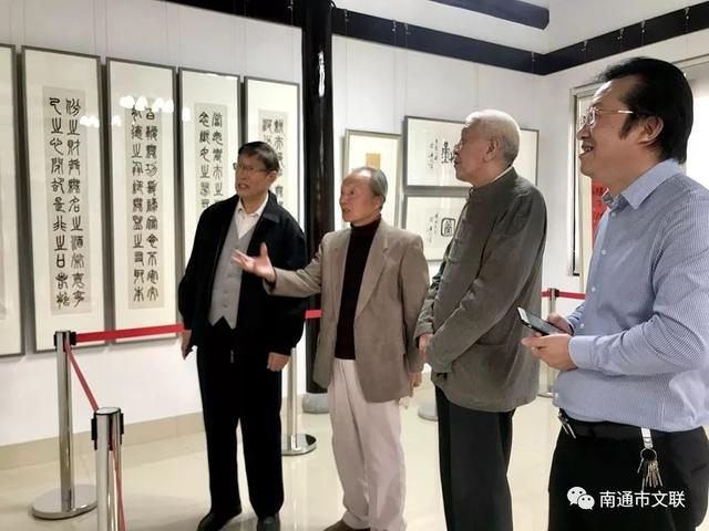 徐贵明"翰墨抒怀"书法展在唐闸古镇开展