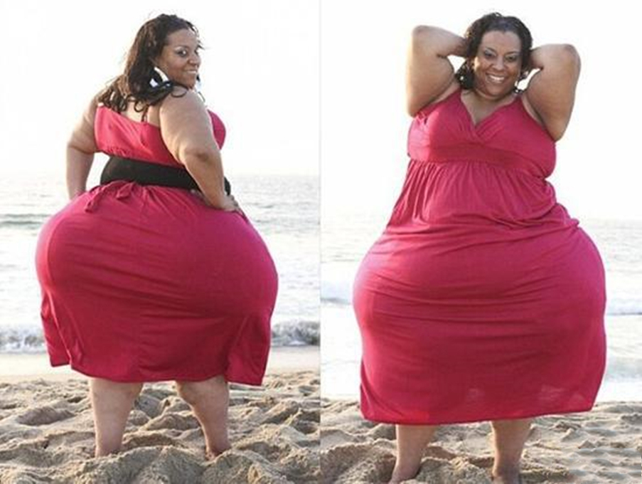 世界上"臀部"最大的女人,是普通人的3倍,号称"大美女"