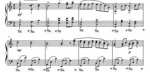 抛开曲谱_钢琴简单曲谱(2)