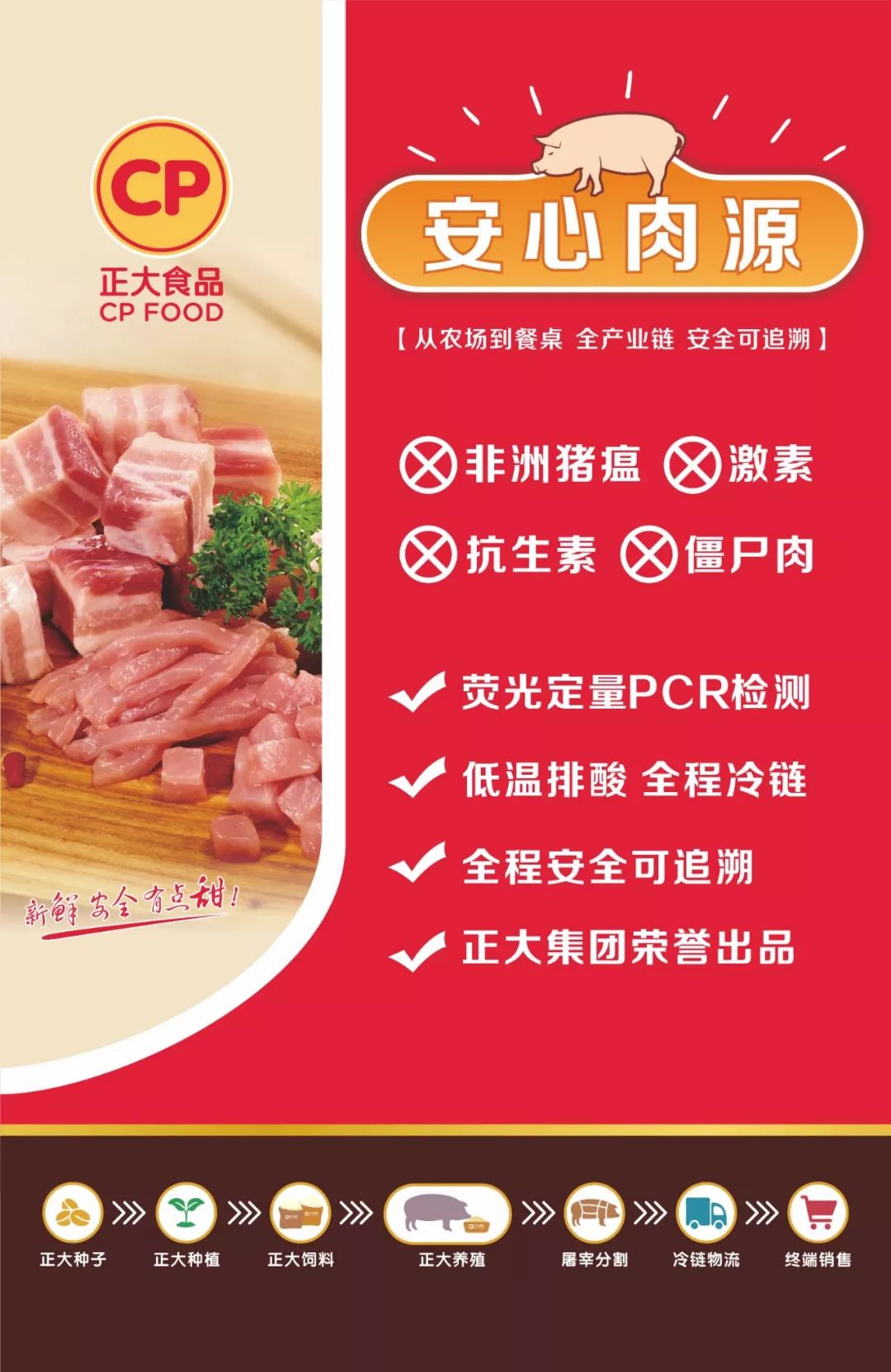 正大精品猪肉直供香港下一步将进入澳门