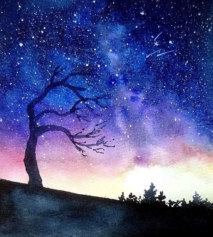 夜语愿静坐听雨无问西东