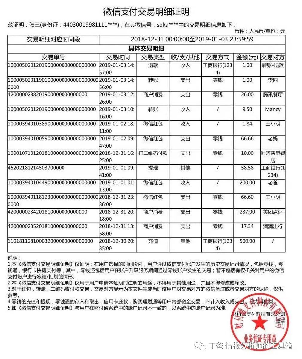 【收藏】不去腾讯公司/阿里巴巴也能调取微信/支付宝交易流水清单