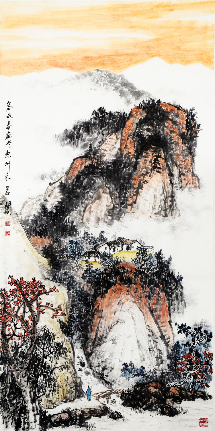 画家容永泰-在传统中创新的山水画作品选_新闻_衢州网